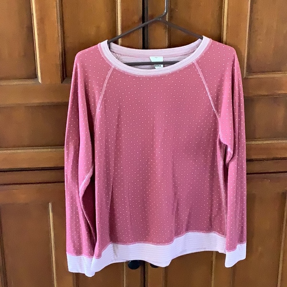 Women's Pink Polka Dot Top